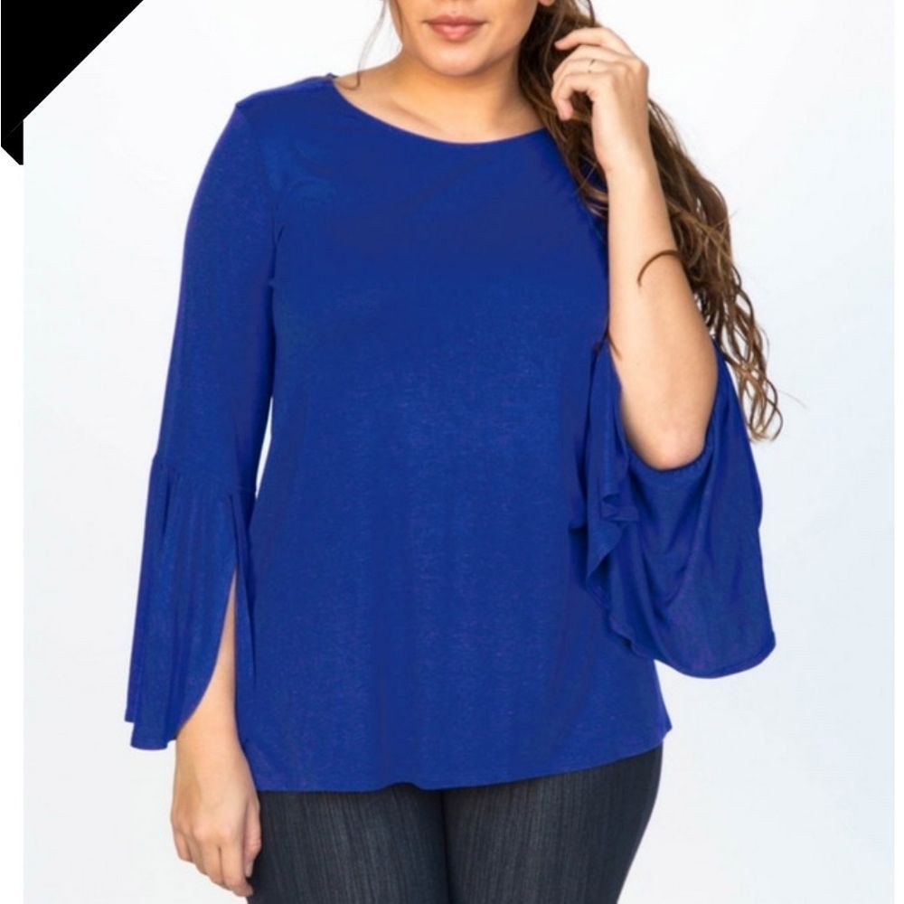 Agnes and Dora Open Sleeve Top